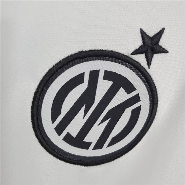 Inter Milan 21-22 White Away Soccer Jersey Football Shirt - Click Image to Close